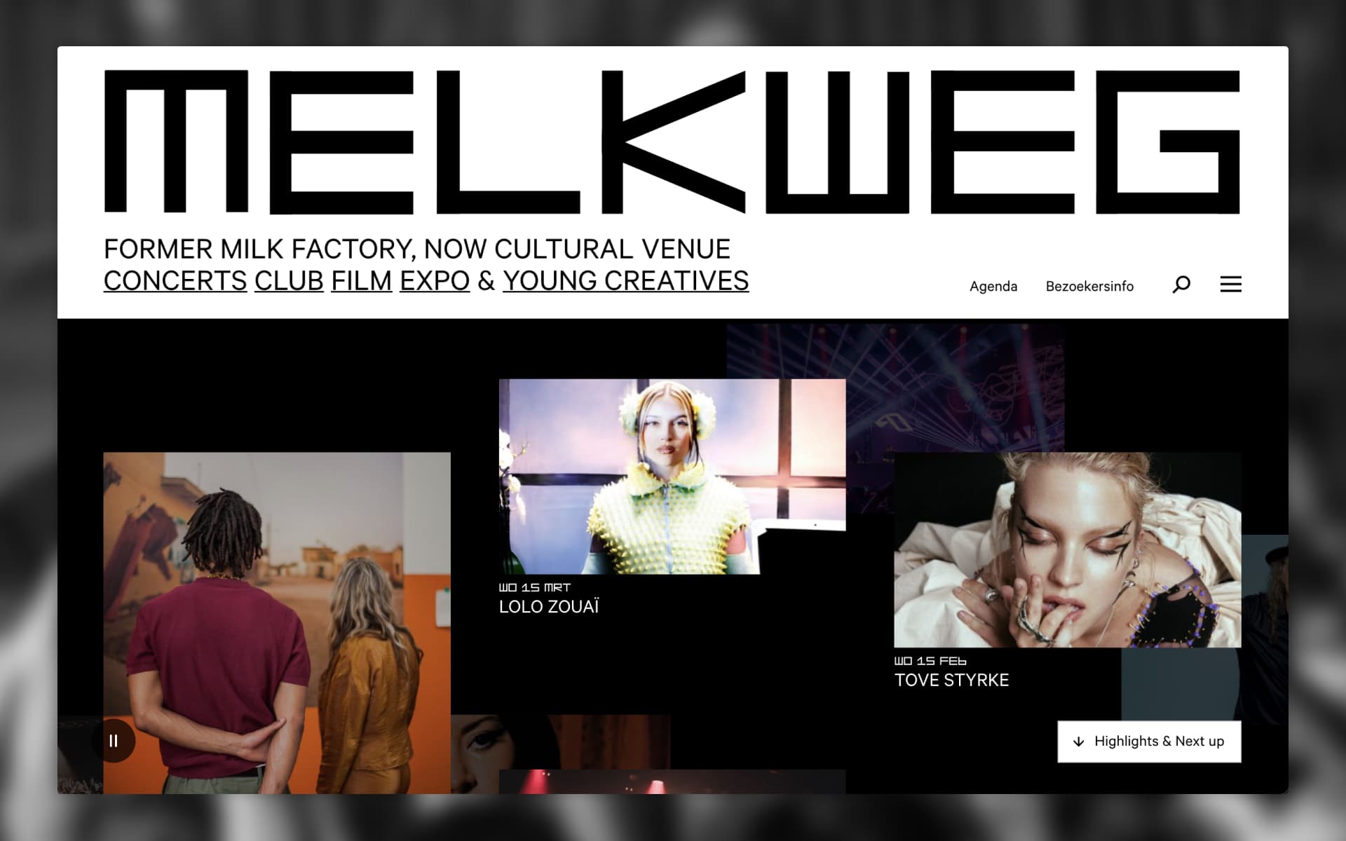 Melkweg home website